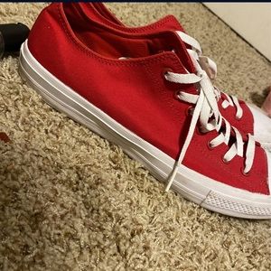 Red Converse All Star w/ Lunarlon